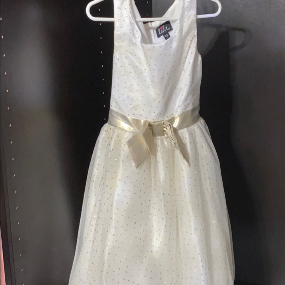 Polyester and Tule dress size 7 in girls